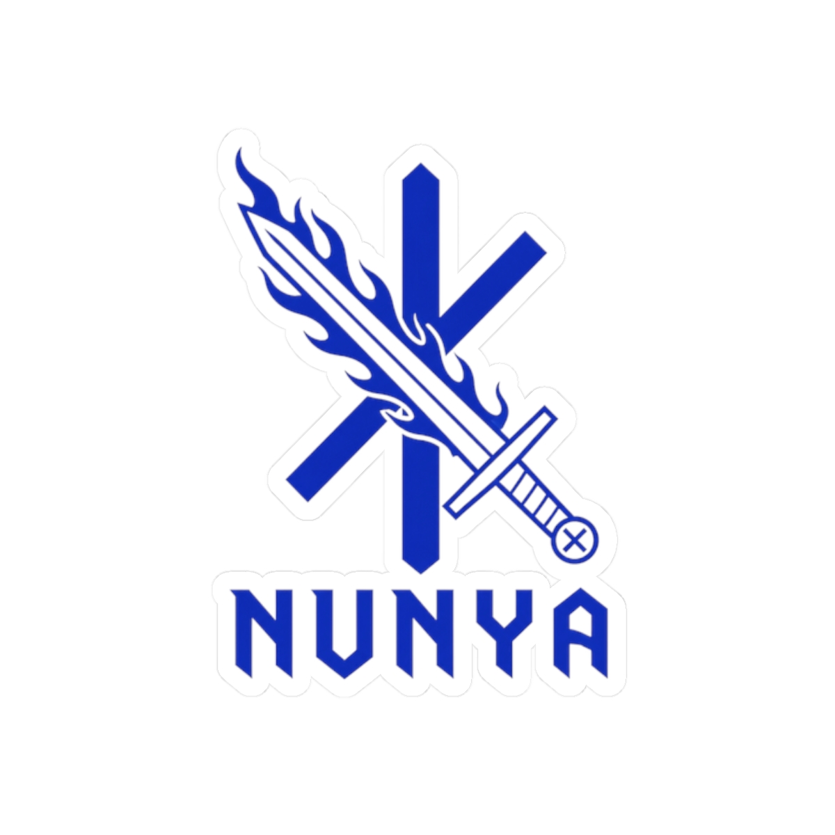 Pagans MC "NUNYA" Sticker - alternate angle 1, merchandise