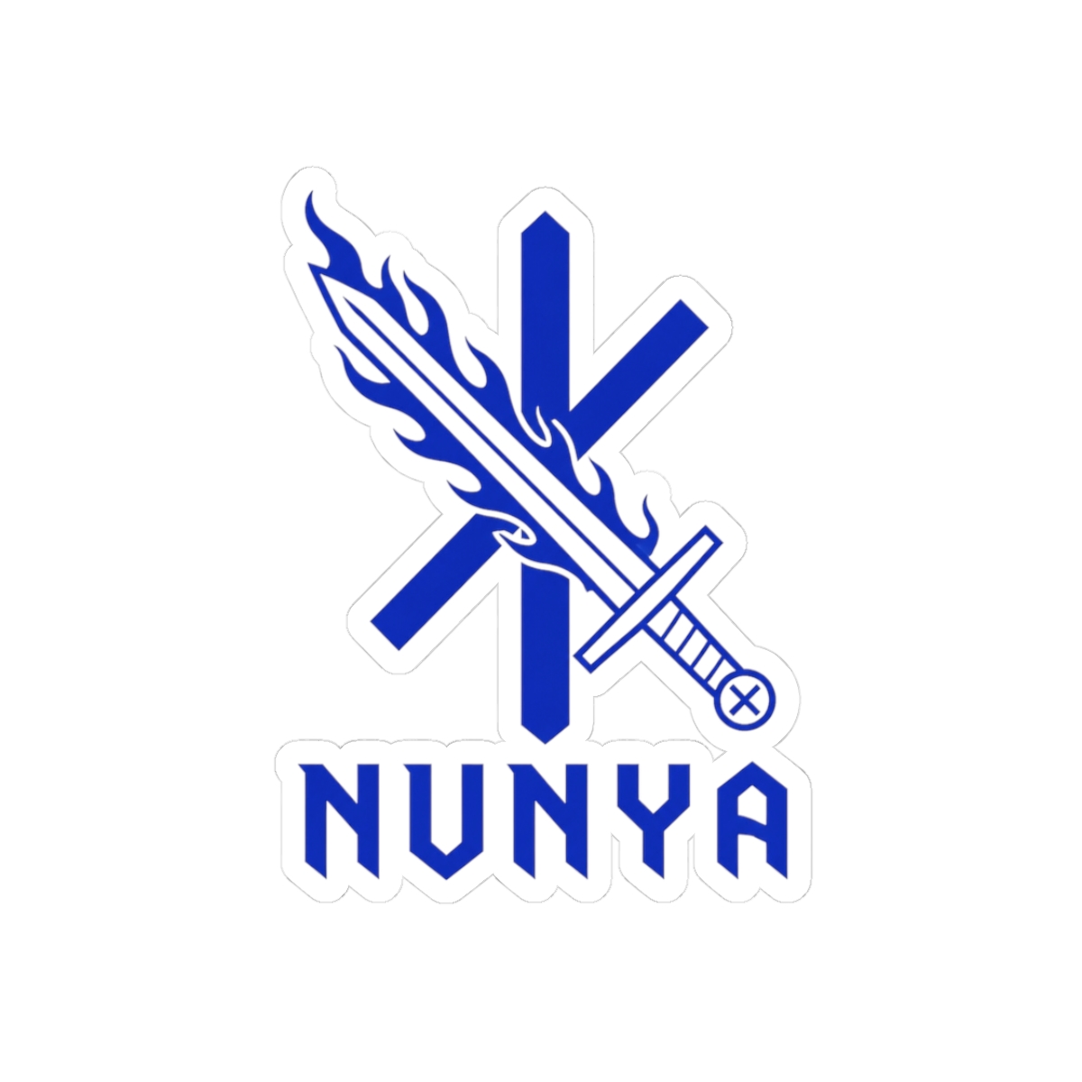 Pagans MC "NUNYA" Sticker - alternate angle 3, merchandise