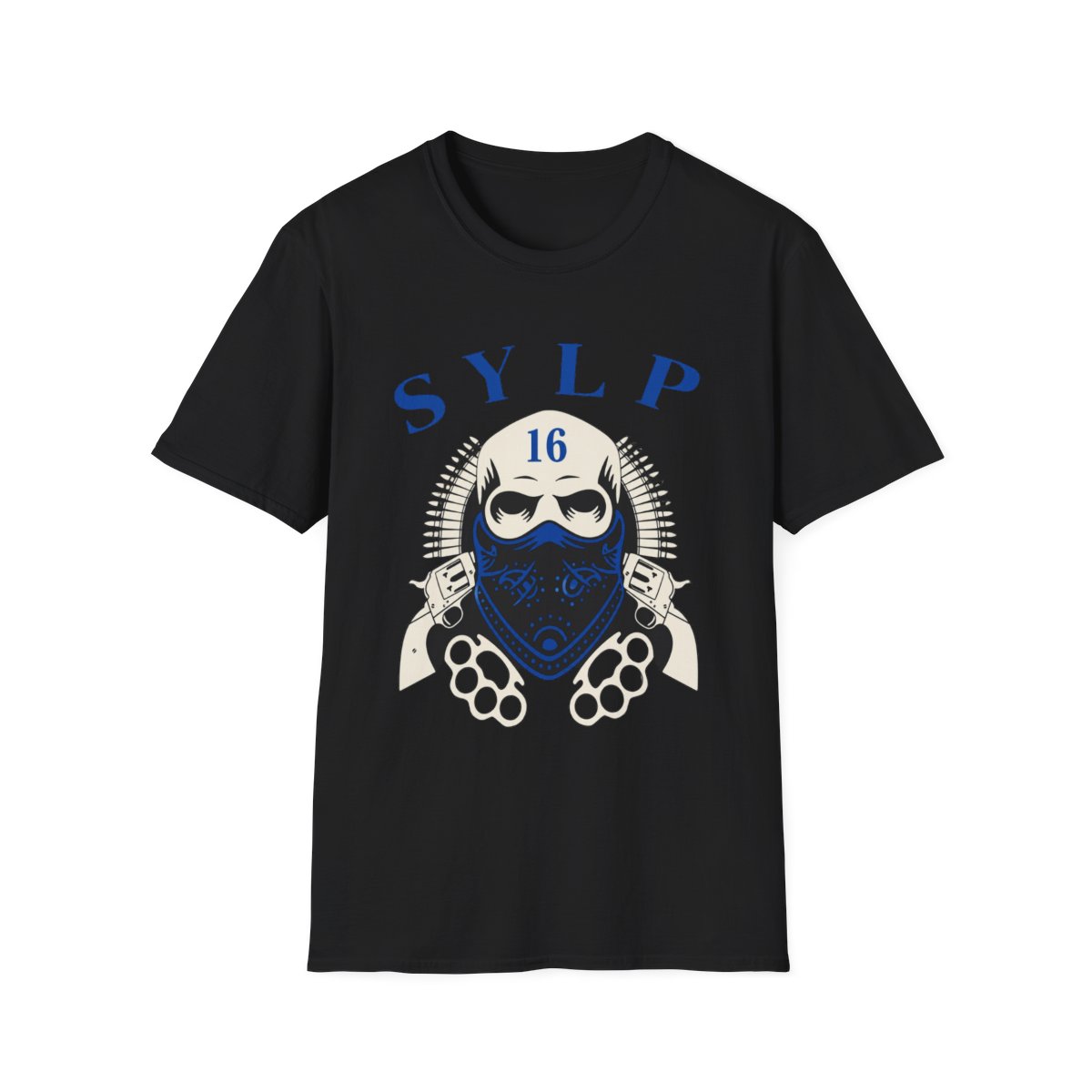 SYLP Skull Mask 16 T-Shirt | Bandana Skull Graphic Tee | Pagans MC